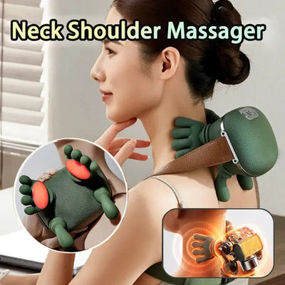 Electric Neck & Shoulder Massager | Wireless Kneading Pain Relief Shawl - lovizomart Electric Neck & Shoulder Massager | Wireless Kneading Pain Relief Shawl